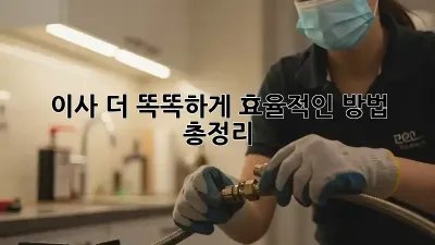 이사, 더 똑똑하게! 효율적인 방법 총정리